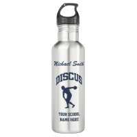 Blue and Grey Discus Thrower Liberty Bottle