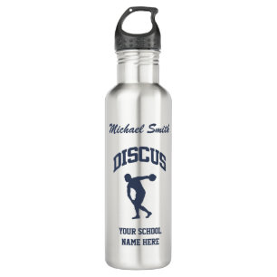 Blue and Grey Discus Thrower Liberty Bottle