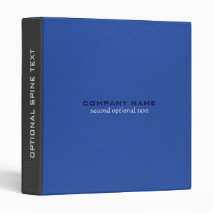Blue And Grey Faux Leather Look Customized Binder