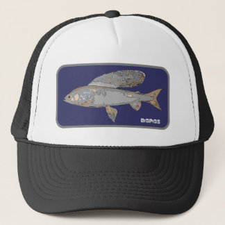 Blue and Grey Grayling Trucker Hat