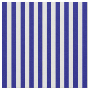 Blue and Light Cyan Coloured Stripes Fabric