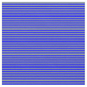 Blue and Light Slate Grey Pattern Fabric