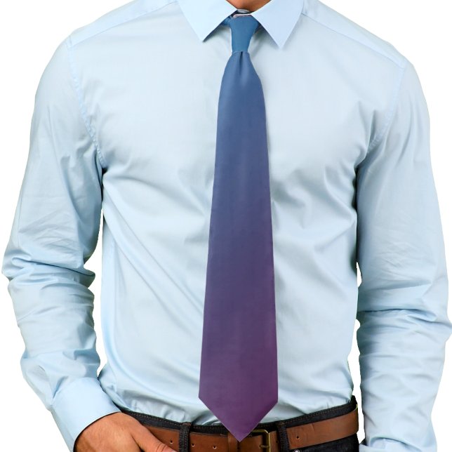 Blue and Magenta Ombré Gradient Tie (Creator Uploaded)