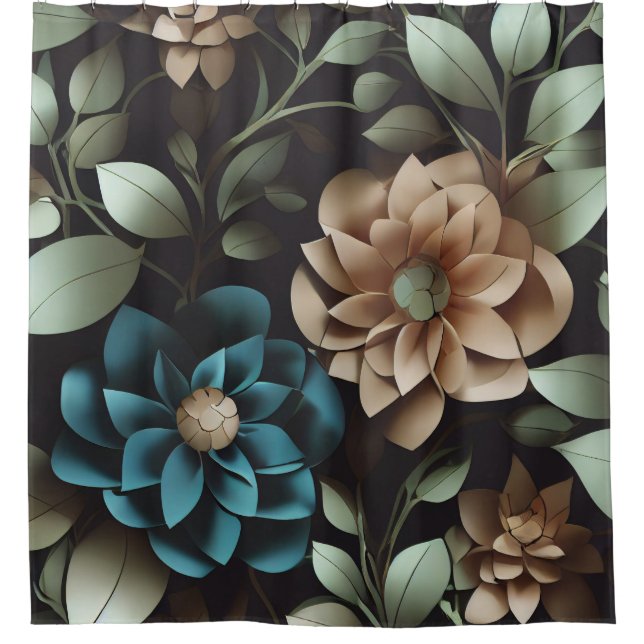 Blue and Pink Flowers (Front)
