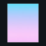 Blue and pink gradient background flyer<br><div class="desc">Blue and pink gradient colours.</div>