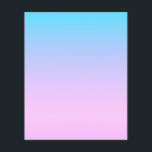 Blue and pink gradient background flyer<br><div class="desc">Blue and pink gradient colours.</div>