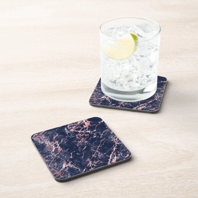 blue and pink marble coaster (Right Side)