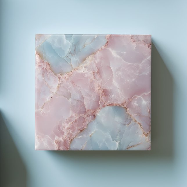 Blue and Pink Modern Elegant Colourful Luxurious Tile (Blue and Pink Modern Elegant Colorful Luxurious Ceramic Tile)