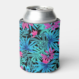 Blue and Pink Tropical Leaves Can Cooler