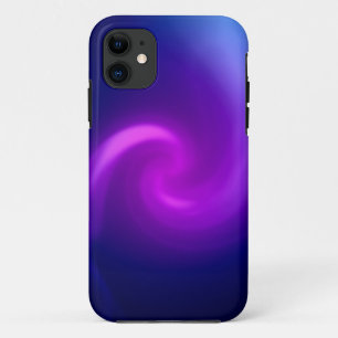 Blue and Purple Abstract Background iPhone 11 Case