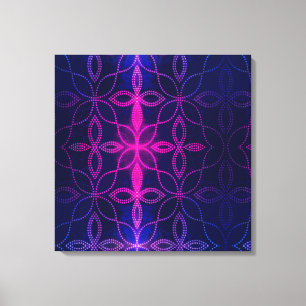 Blue and purple abstract  canvas print
