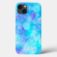Blue and Purple Bokeh Bubbles