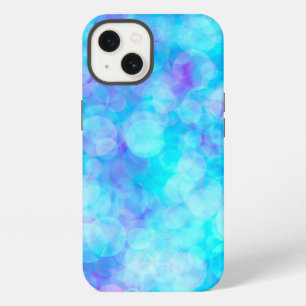 Blue and Purple Bokeh Bubbles iPhone 13 Case