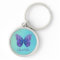 Blue and Purple Butterfly Name Monogram