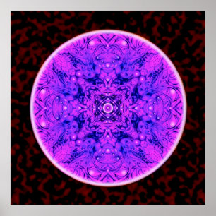 Blue and Purple Dream Poster