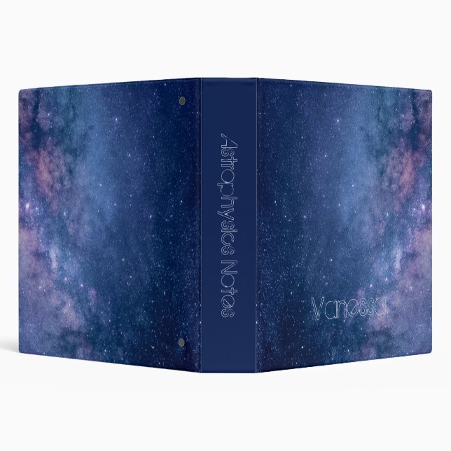 Blue and Purple Galaxy Binder (Background)