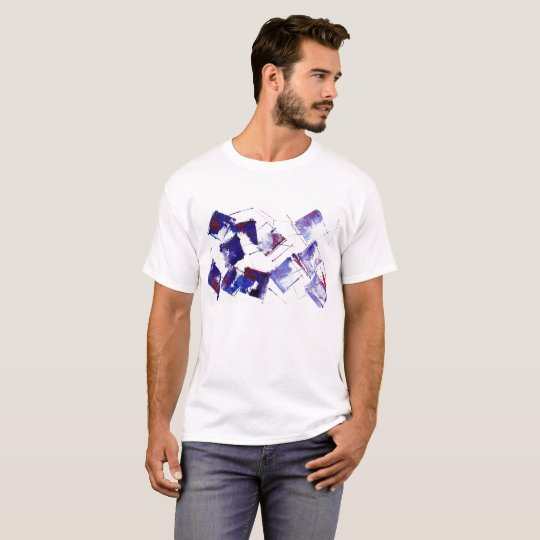 Blue and Purple Grapes Modern Art with quote T-Shirt