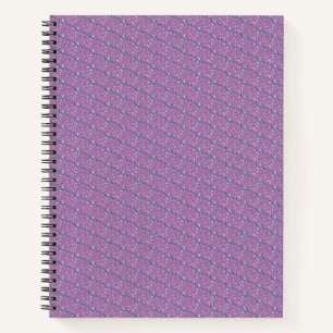 Blue and Purple Leaves  Notebook