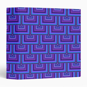 Blue and purple square scales binder