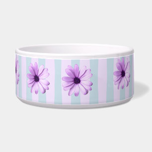 blue and purple striped daisy pattern