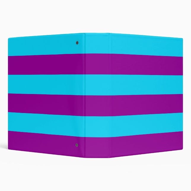 Blue and Purple Stripes Design Binder (Background)