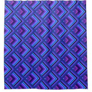 Blue and purple stripes scale pattern