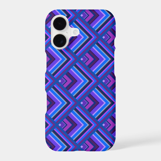 Blue and purple stripes scale pattern (Back)