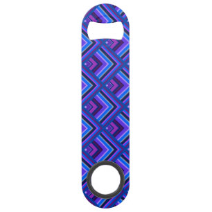 Blue and purple stripes scale pattern bar key