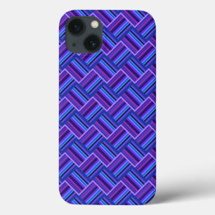 Blue and purple stripes weave Case-Mate iPhone cas 13 Case