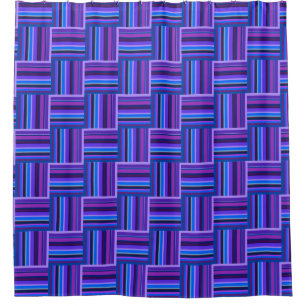 Blue and purple stripes weave pattern