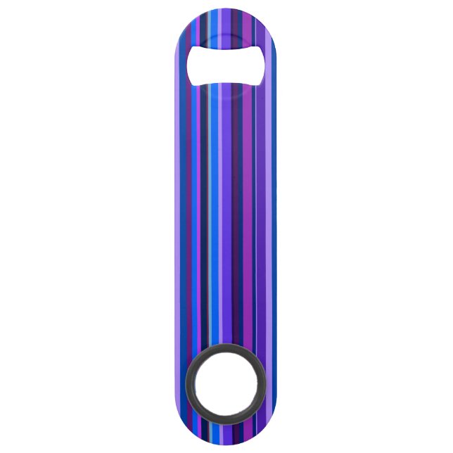 Blue and purple vertical stripes bar key (Front)