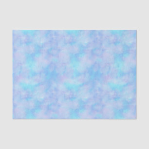 Blue and Purple Watercolor Background Pattern Tissue Paper