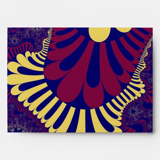 Blue and Red Loop Envelope (Front)