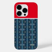 Blue and Red Phone Cases by Poet Adiela Akoo