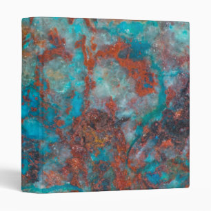 Blue And Red Shattuckite Binder
