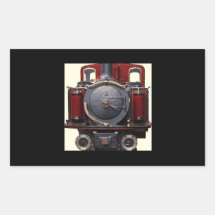 Blue And Red Train Sticker