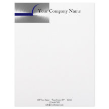 Blue and Silver Brushed Metal