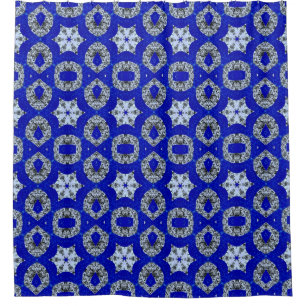 blue and silver psychedelic pattern