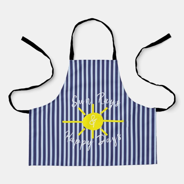 Blue and sunny apron (Front)