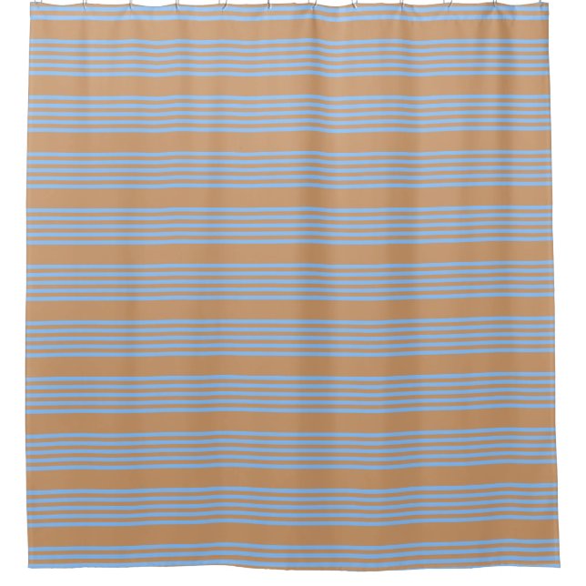 Blue and tan five stripe pattern (Front)