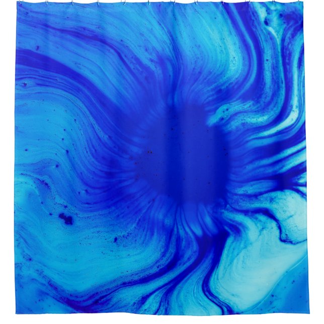 Blue and teal abstract painting (Front)