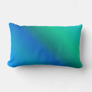 Blue and Teal Pillow