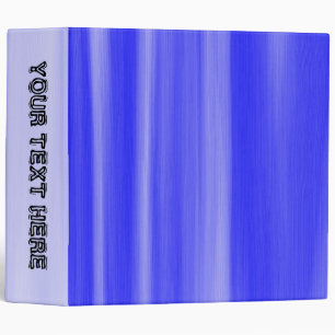 Blue and white abstract design binder