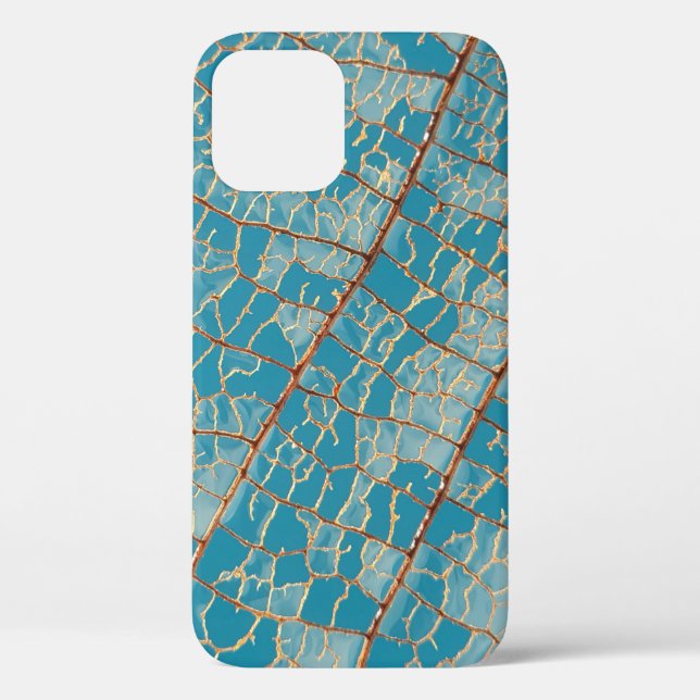 Blue and white abstract painting Case-Mate iPhone case (Back)
