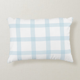 Blue and White  Accent Pillow