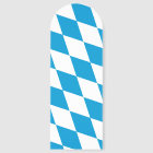 Blue and White Bavaria Diamond Flag Pattern