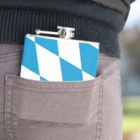 Blue and White Bavaria Diamond Flag Pattern