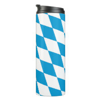 Blue and White Bavaria Diamond Flag Pattern