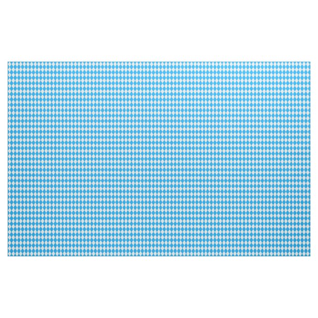 Blue and White Bavarian Pattern Oktoberfest Fabric (Fat Quarter)