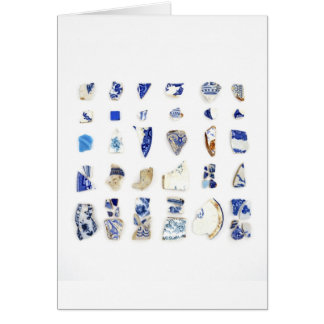 Blue and White Beach China